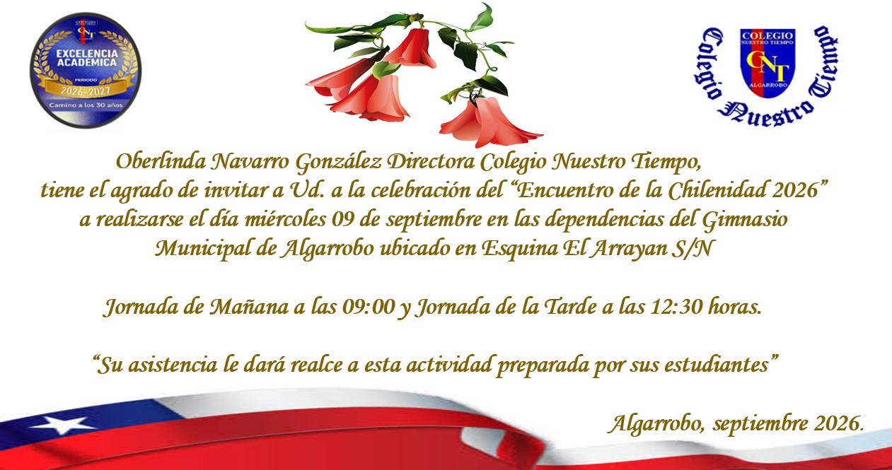 Invitación Fiesta de la Chilenidad